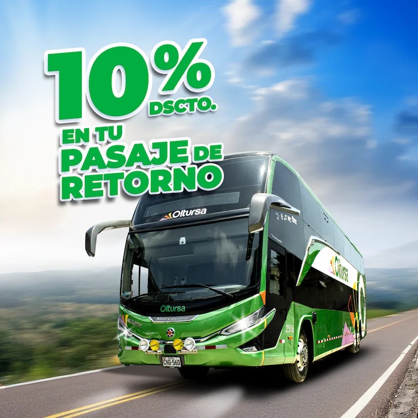 10% de descuento en tu pasaje de retorno